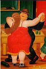 Fernando Botero Wall Art - Dancers 1982